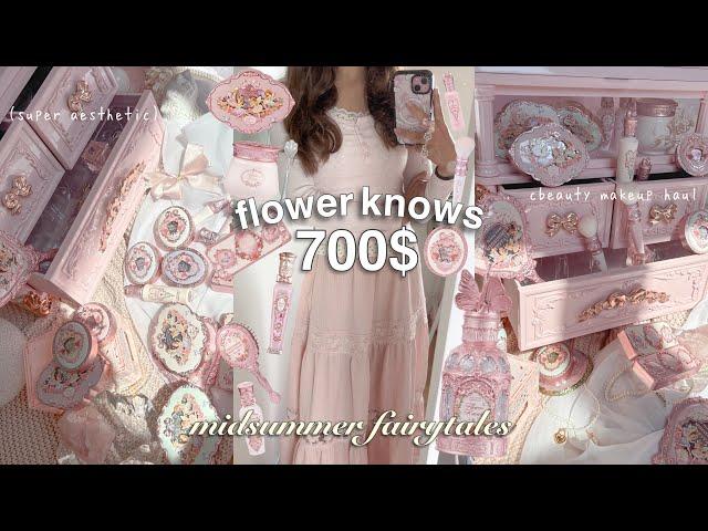 HUGE flower knows makeup haul: midsummer fairytales all-in makeup set