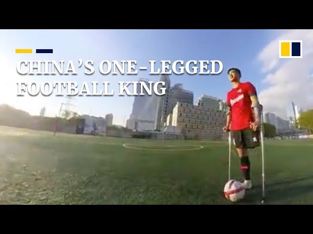 ‘Nothing can stop my passion for football’, says China’s one-legged soccer king