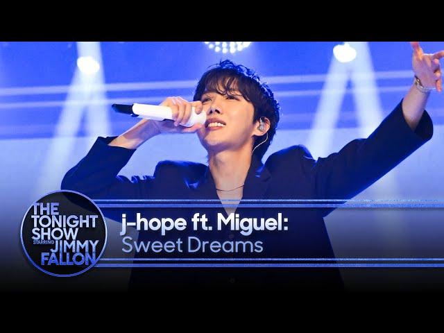 j-hope ft. Miguel: Sweet Dreams | The Tonight Show Starring Jimmy Fallon