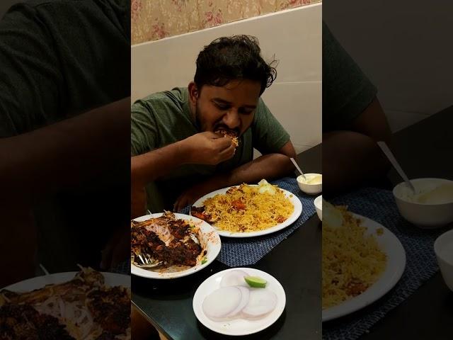 Boneless Chicken Biryani Eating Challenge | Grilled Barbeque Chicken Wings| Chittoor #shorts #foodie