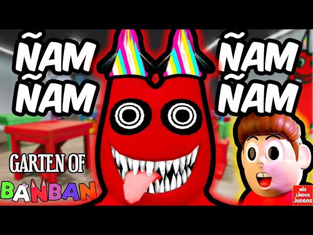 ME ESCAPO DE HUNGRY BANBAN.EXE  | ROBLOX EN ESPAÑOL | Garten Of Banban 3 VS Mis Lindos Juegos