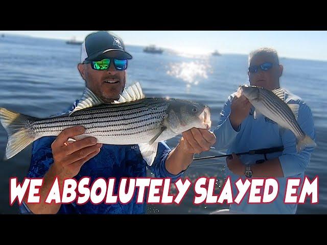 CHESAPEAKE BAY ROCKFISH:  Jigging the Choptank River!!!