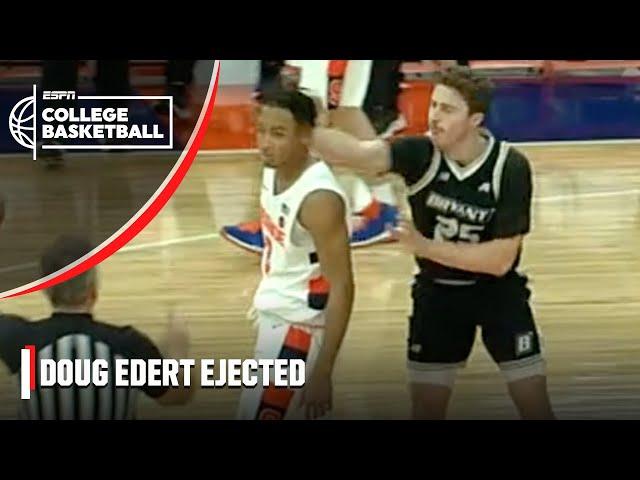 Doug Edert and Syracuse's Judah Mintz EJECTED for slapping each other  | ESPN College Basketball