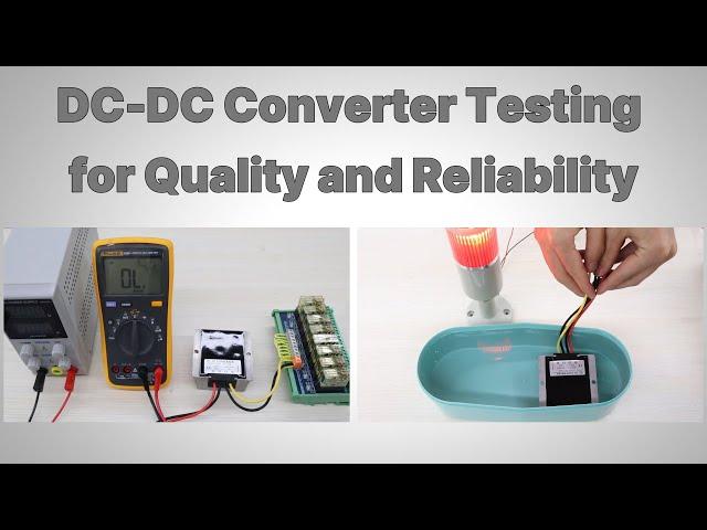 DC-DC Boost Converter - Functionality & Waterproof Testing