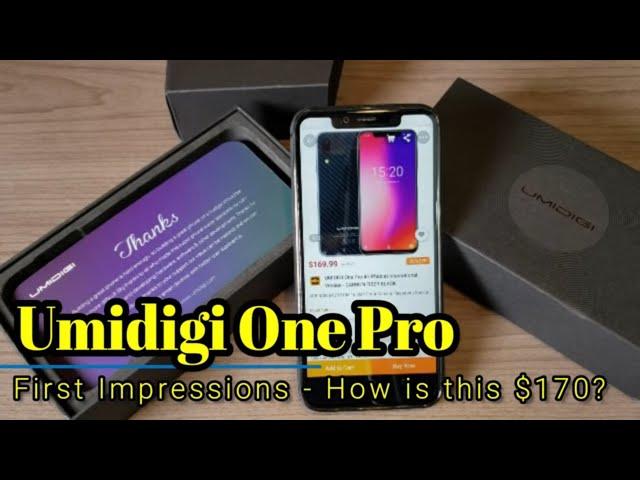 Umidigi One Pro - First Impressions - So much packed in to this $170 device!