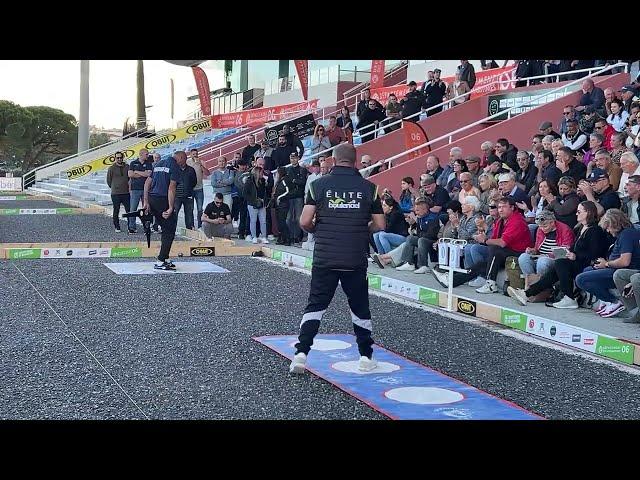 Lacroix  VS Rizzi  Finale du tir de précision Europétanque des Alpes-Maritimes 2024