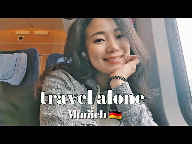 Train Trip Munich VLOG | Germany Travel, K-Pop Twice Fan LMU law school student, Puppy, Korean food