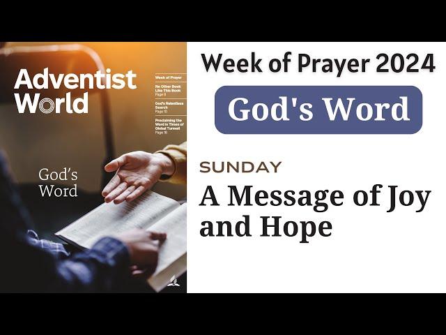 Week of Prayer 2024 – Sunday