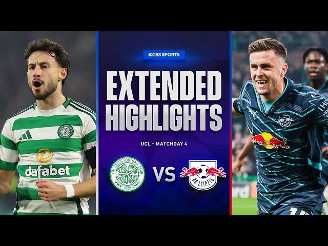 Celtic vs. RB Leipzig: Extended Highlights | UCL League Phase MD 4 | CBS Sports Golazo