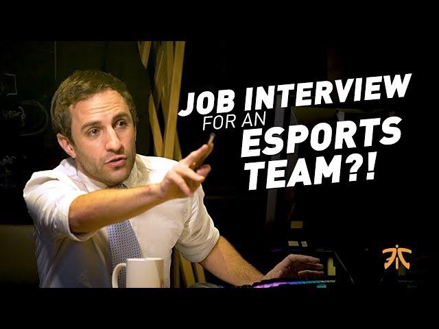 Job interview for an Esports team ?! | STOPPLAYING