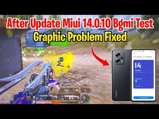 After Update Miui 14.0.10 Update In Redmi k50i Bgmi Test | Redmi k50i Bgmi / Pubg Test 90Fps