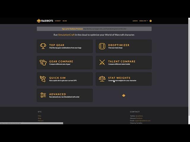 Addon Guide: Simulationcraft & Raidbots 1/2