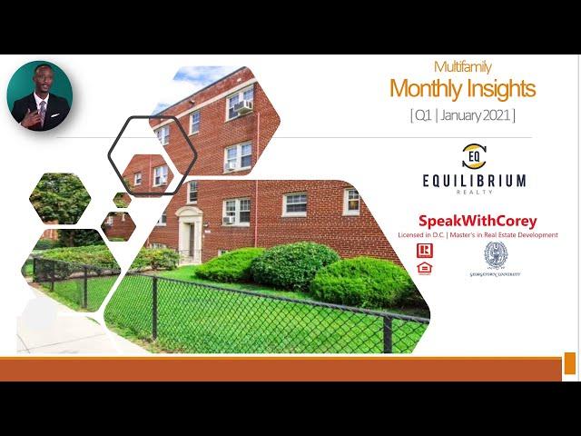Washington D.C Multifamily | Monthly Insight | Q1 JANUARY - SpeakWithCorey