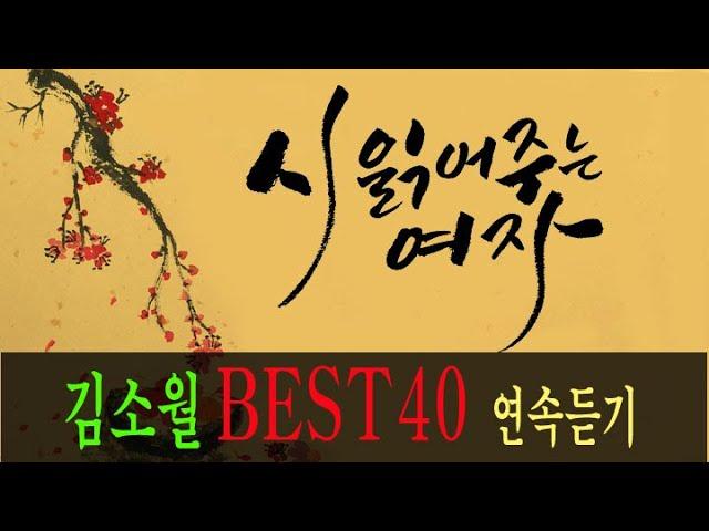 [시 읽어주는 여자/ 시낭송 오디오북] 김소월 詩 best 40 / 진달래꽃/ 못잊어/ 산유화/ 시낭송/좋은시 best / 사랑시 / 낭송시/ 유명시/ 좋은글