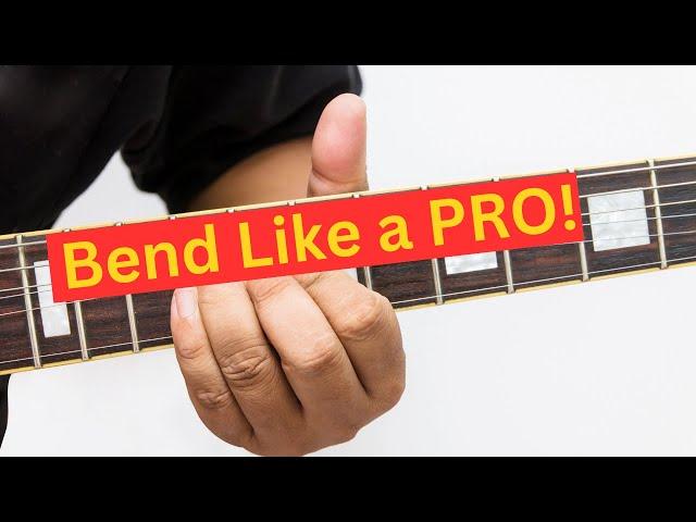 How To Bend Notes On The Guitar Correctly