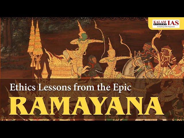 Ethical lessons from the Epic RAMAYANA | Ethics Marks Maximizer | by Kalam IAS Academy