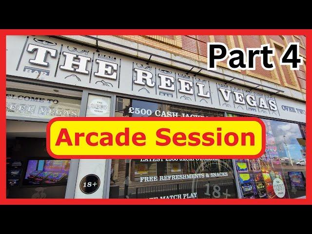  REEL VEGAS BLACKPOOL Arcade Slot Session 