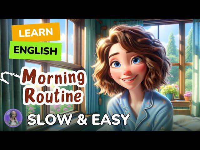 [SLOW] Morning Routine | Improve your English | Listen and speak English Practice Slow & Easy