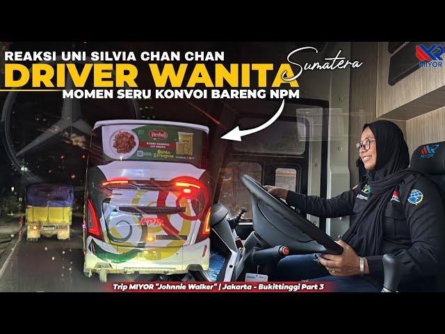 AKSI SKILL DRIVER WANITA UNI SINCHAN DILINTAS SUMATERA‼️ - Trip Miyor | Jakarta Bukittinggi Part 3