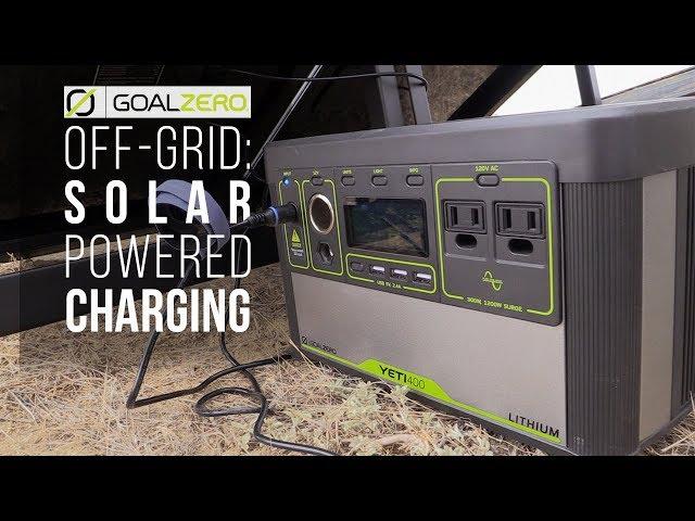 Portable Electricity! Solar Power for Any Basecamp, A Goal Zero Review