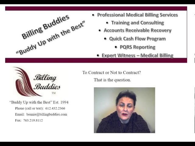Billing Buddies - To Contract or Not to Contract?