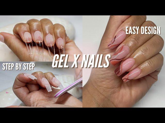 HOW TO APPLY GEL X NAILS STEP BY STEP