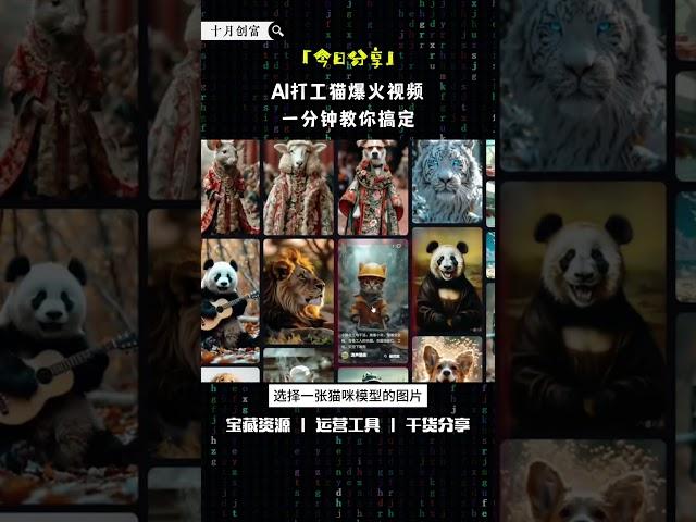 AI打工猫爆火视频一分钟教你搞定#网上赚钱 #互联网赚钱 #ai #副业 #赚钱副业 #赚钱 #创业 #创业项目 #互联网创业 #搞钱 #ai工具 #干货 #兼职 #新手