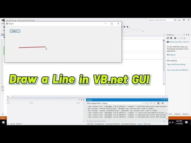 how to draw a line in vb.net gui | how to make a line in visual basic.net gui