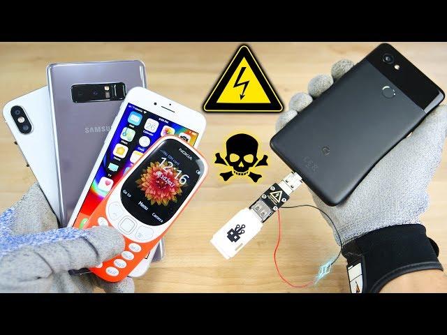 USB Killer vs Google Pixel 2, iPhone 8/X Fake & More! Instant Death?