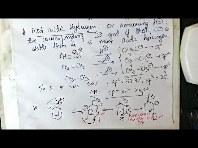 GOC (Part 4): Stability of Carbanion