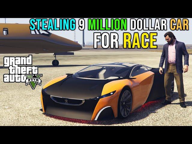 STEALING 9M DOLLAR SPORTS CAR FOR RACE | GTA V GAMEPLAY #31