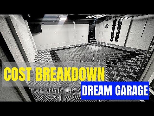 HOW MUCH COST TO BUILD AN "OBSESSED GARAGE" STYLE. COST BREAKDOWN