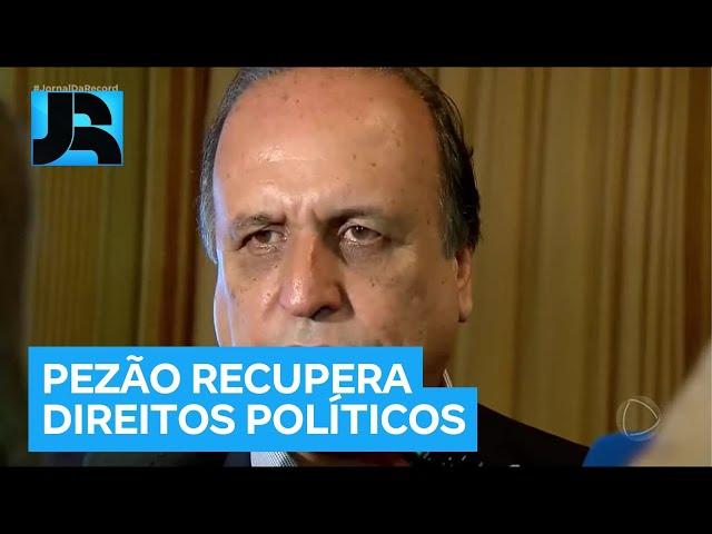 Luiz Fernando Pezão, ex-governador do Rio, recupera os direitos políticos