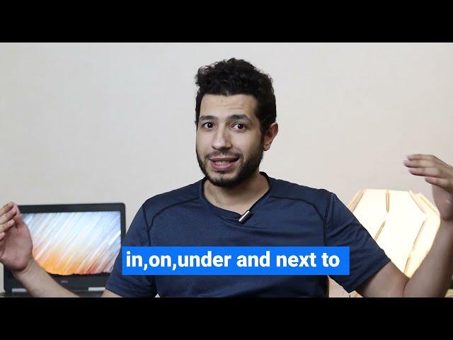 How to say in - on - under (Egyptian Arabic)