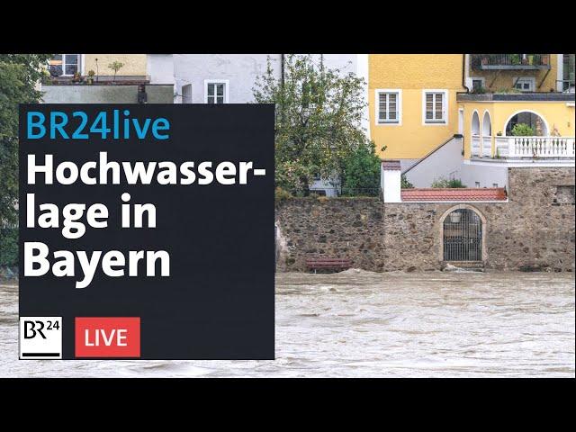 Hochwasserlage bleibt angespannt – neuer Dauerregen droht | BR24live