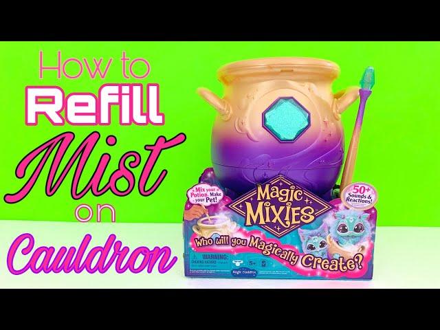 HOW TO REFILL MIST ON MAGIC MIXIES | MAGIC CAULDRON