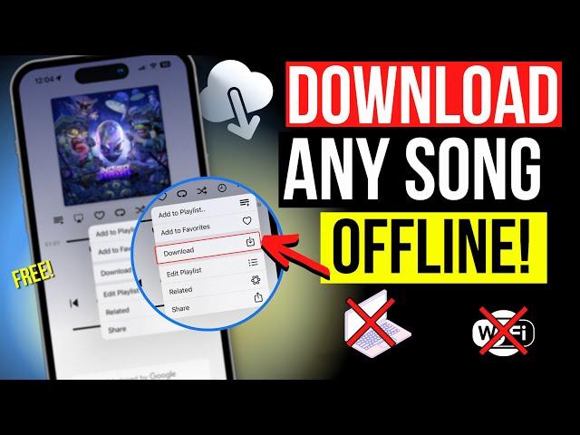 How To DOWNLOAD ANY MUSIC on iPHONE?! (2024 Offline Music)