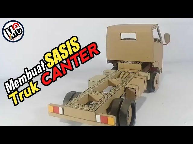 Cara Membuat Sasis Miniatur Truk Canter Menggunakan Kardus Bekas By Maula Creator