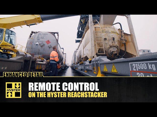 Remote controlled 2nd rail handling at HUPAC - Hyster® Special Truck Engineering