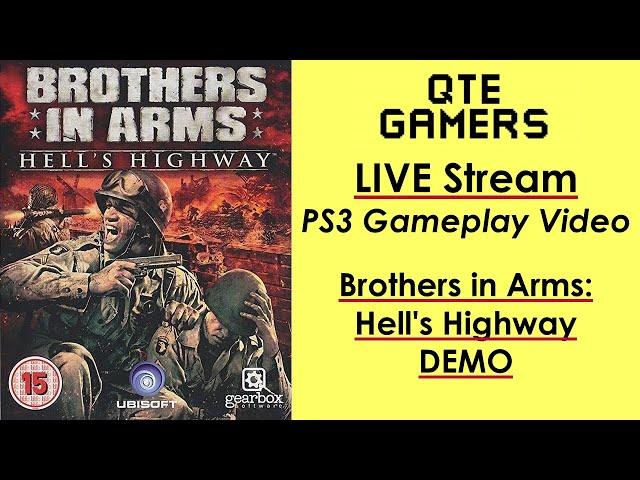 Brothers in Arms: Hell's Highway - #DEMO - #PS3 #Gameplay LIVE STREAM