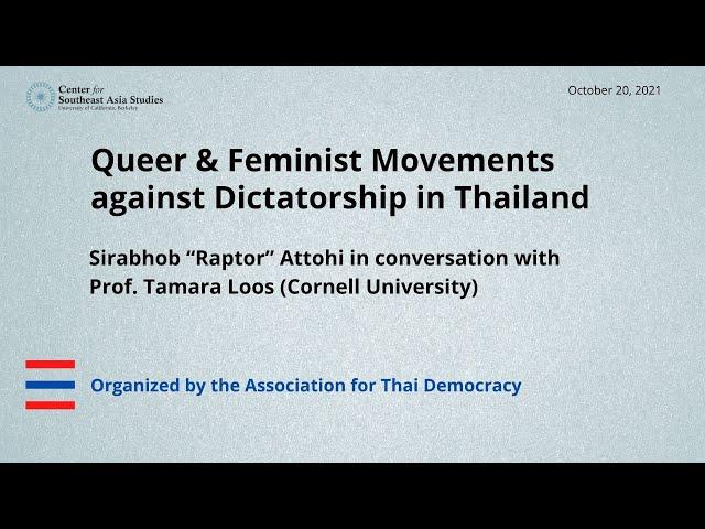 Queer & Feminist Movements against Dictatorship in Thailand