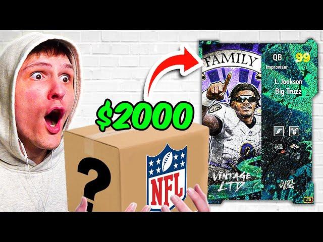 $2000 NFL Mystery Box Builds My Team!