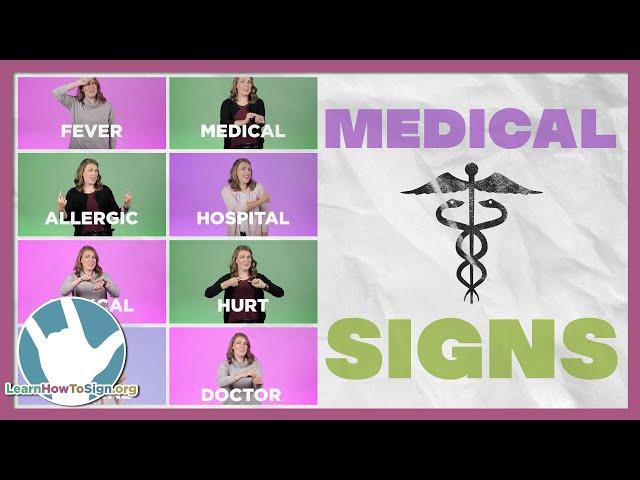 Learn How to Sign Medical Signs in ASL | Profession Signs