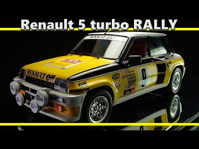 Renault 5 turbo RALLY / TAMIYA 1/24 / Scale Model / full build / Jean Ragnotti / ASMR