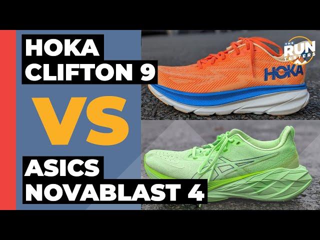 Hoka Clifton 9 Vs Asics Novablast 4 | Which cushioned daily shoe gets our vote?