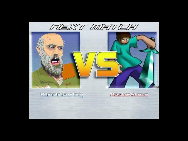 M.U.G.E.N - Wheelchair Guy VS Master Steve