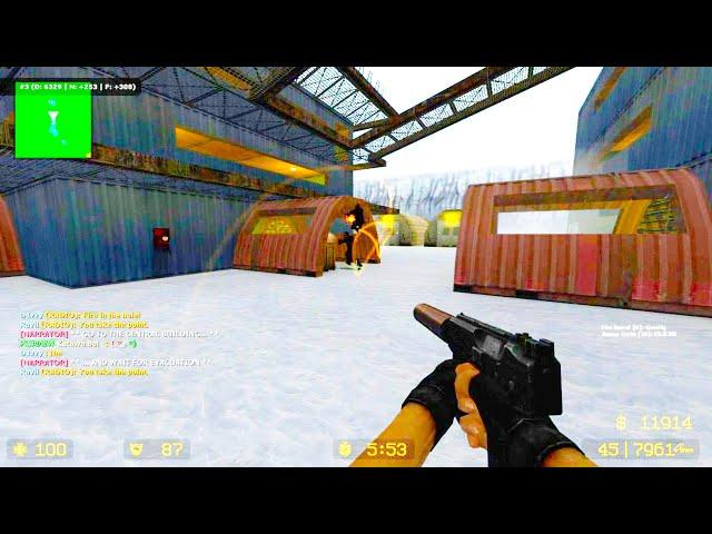 Counter Strike Source - Zombie Escape Mod on ze_lila_panic_escape_v3_1 map