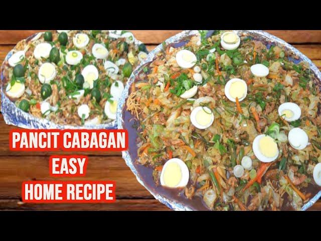 PANCIT CABAGAN - EASY HOME RECIPE