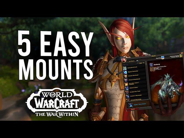 5 Easy Mounts That You Can Get Before Season 1! The War Within Mount Guide