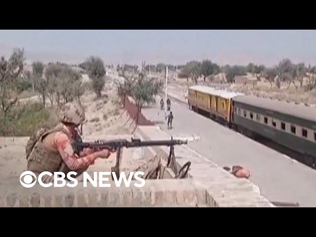 Operation underway to rescue hostages on hijacked train in Pakistan